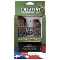 WWII M4A3 SHERMAN TANK & "THE CHATEAU" RESIN DISPL