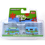 VW SAMBA BUS & 1959 SIESTA TRAVEL TRAILER