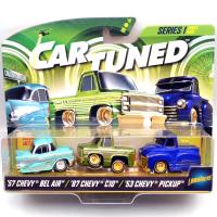 CAR TUNED 1:64 LOW RIDERS SERIES 1 (TRIPLE PACK)