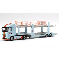 MERCEDES-BENZ ACTROS w/CAR CARRIER TRAILER- GULF