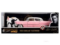 1955 CADILLAC FLEETWOOD(PINK) WITH FIGURE