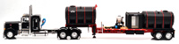 PETERBILT 379 W/DEMCO TRAILER (BLACK/RED)