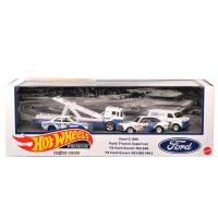 HOT WHEELS PREMIUM GARAGE SET - FORD RACE TEAM