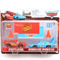 LIGHTNING McQUEEN & STRIP WEATHERS AKA "THE KING"