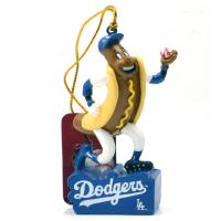 LOS ANGELES DODGERS - DODGERS HOT DOG ORNAMENT