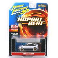 MIJO TOYS - 1990 HONDA CRX - YELLOW(WHITE LIGHTNIN