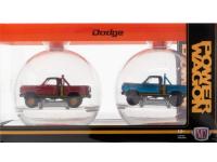 HOLIDAY ORNAMENTS-1970 DODGE MACHO POWER WAGON SET