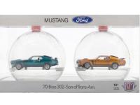 HOLIDAY ORNAMENTS - 1970 FORD MUSTANG BOSS 302 SET