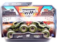 MONSTER JAM 1/64 2PACK- SHAKER VS SOLDIER FORTUNE