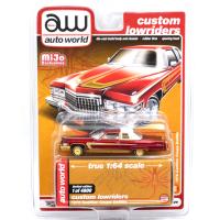 1976 CADILLAC COUPE DEVILLE(BURGUNDY RED)CHASE CAR