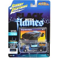 GEORGE BARRIS EMPEROR (FLAT BLACK/BLUE FLAMES)
