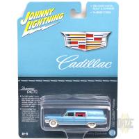 1966 CADILLAC HEARSE (BLUE)WHITE LIGHTNING