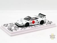 INNO 1/64 LBWK FERRARI F40 WHITE-TOKYO AUTO SALON