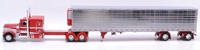 PETERBILT 379  320' FLAME W/REEFER TRAILER (RED)