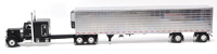 PETERBILT 379  320' FLAME W/REEFER TRAILER (BLACK)