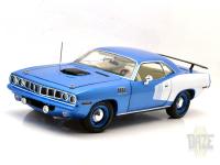 ACME 1:18  1971 PLYMOUTH HEMI BARRACUDA (BLUE)