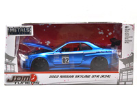 2002 NISSAN SKYLINE GT-R R34 (BLUE)