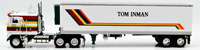 KENWORTH K-100 FLAT TOP SLEEPER W/ "TOM INMAN TRUC
